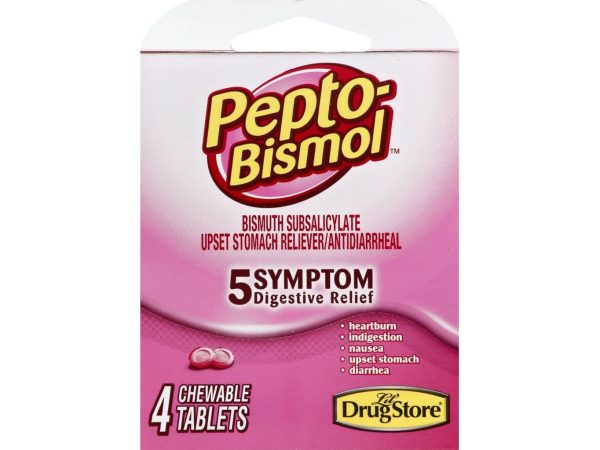 Pepto Bismol Chewable Tablets Fashion