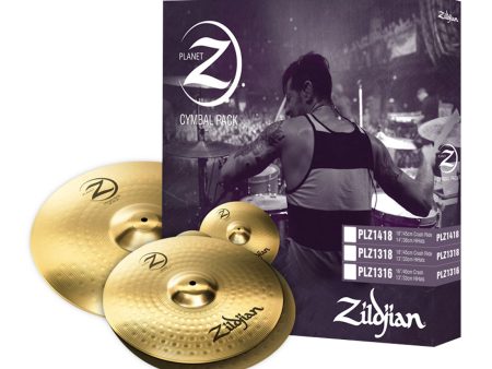 Zildjian PLANET Z 3 PACK PRO (14  HI HAT & 18  CRASH) Hot on Sale