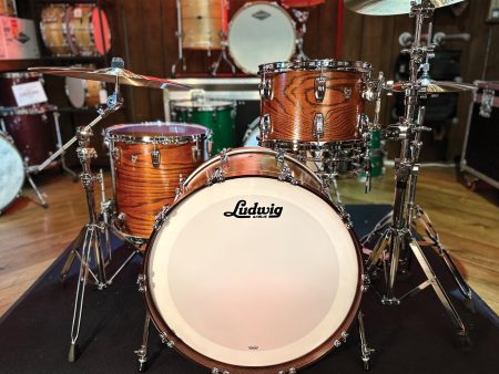 Ludwig Classic Oak Pro Beat 3-piece Shell Pack in Tennessee Whiskey Discount