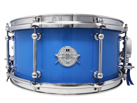 Dunnett Classic 14  x 6.5  Carbo Steel Snare Drum in Cera Blue Online Hot Sale