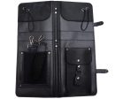 AHEAD BLACK HANDMADE LEATHER STICK CASE w DRUM KEY HOLDER Online