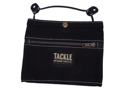 Tackle Waxed Canvas Gig Pouch - Black For Cheap