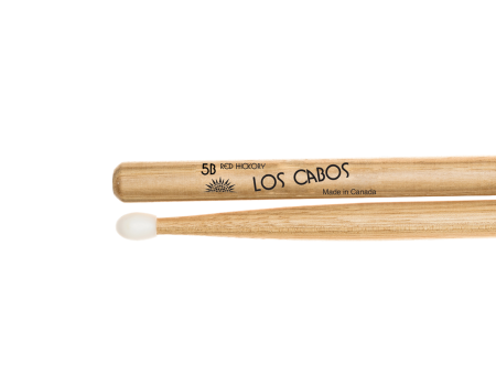 Los Cabos 5B Red Hickory Nylon Tip Drumsticks For Discount