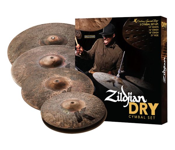 Zildjian K CUSTOM SPECIAL DRY CYMBAL SET (14  HI-HATS, 16  CRASH, 18  CRASH, 21  RIDE) For Discount