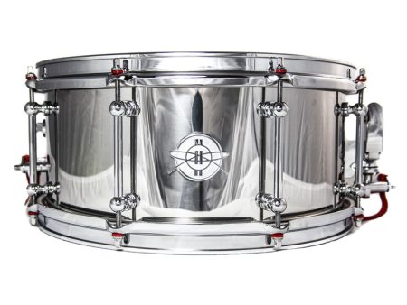 Dunnett Classic Stainless Steel 14  x 6.5  Snare Drum Online Sale