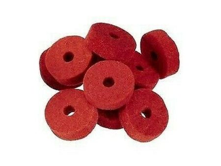 Ahead RED WOOL CYMBAL FELTS HI-HAT PACK (1X SEAT, 2X CLUTCH FELTS) Discount