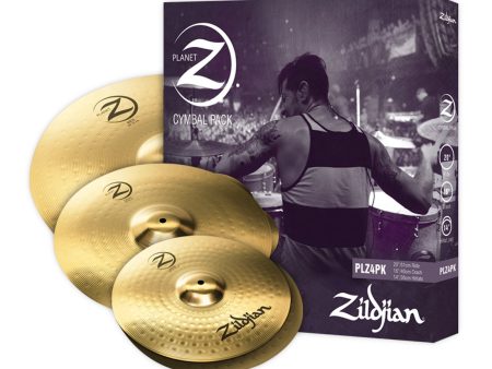 Zildjian PLANET Z 4 PACK (14  HI-HAT, 16  CRASH, 20  RIDE) Online Hot Sale