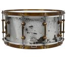 Ebenor Percussion 14  x 7  Heavy Feather Aluminium Snare Drum w  Raw Bronze Hardware and Protection Racket SD Case Sale