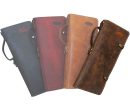 AHEAD BROWN HANDMADE LEATHER STICK CASE w DRUM KEY HOLDER Fashion