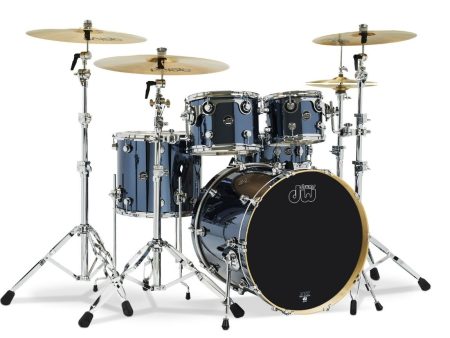 DW Performance 3-Piece 22  Shell Pack in Chrome Shadow For Sale