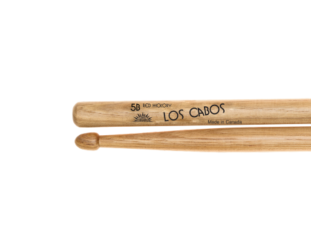 Los Cabos 5B Red Hickory Wood Tip Drumsticks Online now