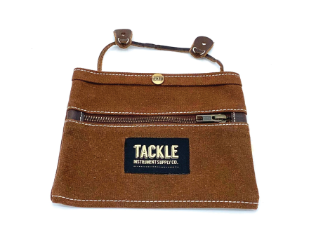 Tackle Waxed Canvas Gig Pouch - Brown For Sale