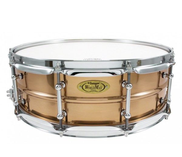 Worldmax 14  x 5  Bronze Shell Snare Drum - Chrome Hardware For Cheap