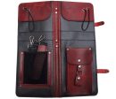 AHEAD BURGANDY HANDMADE LEATHER STICK CASE w DRUM KEY HOLDER Online