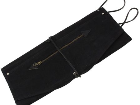 TACKLE WAXED CANVAS ROLL UP STICK CASE - FOREST BLACK Fashion